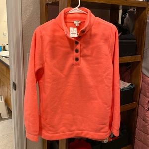 J crew Sherpa button tunic